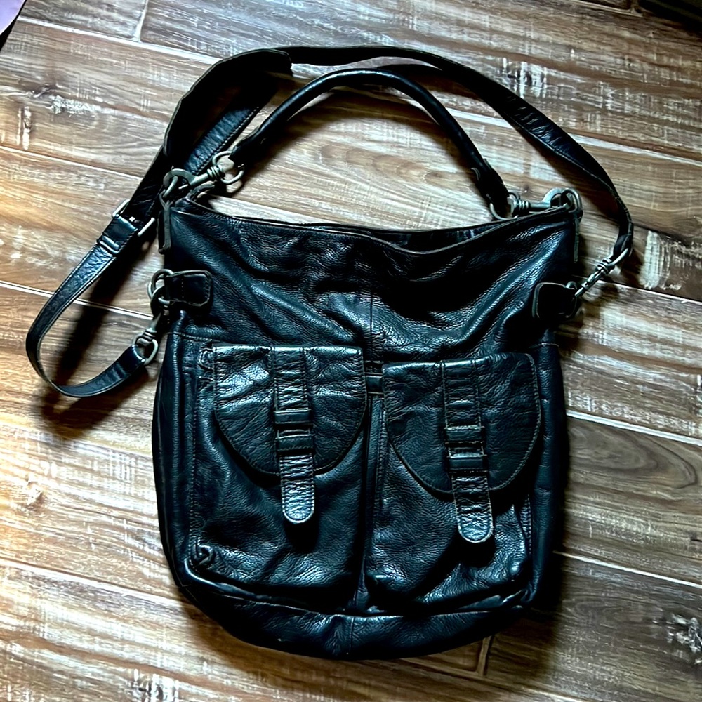 Liebeskind black leather purse.